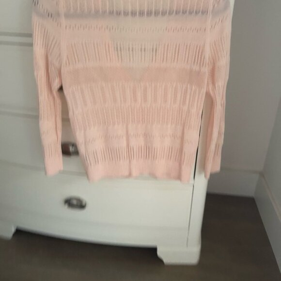 Maison Jules Light Pink Knit Cardigan - Picture 6 of 8